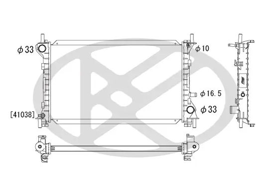 Kühler, Motorkühlung KOYORAD PL321235 Bild Kühler, Motorkühlung KOYORAD PL321235