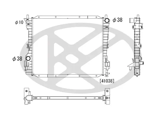 Kühler, Motorkühlung KOYORAD PL321875 Bild Kühler, Motorkühlung KOYORAD PL321875