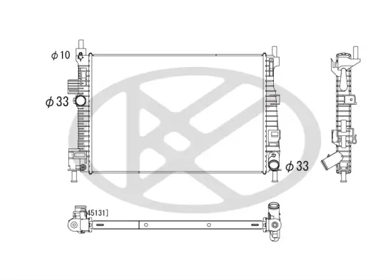 Kühler, Motorkühlung KOYORAD PL322847 Bild Kühler, Motorkühlung KOYORAD PL322847