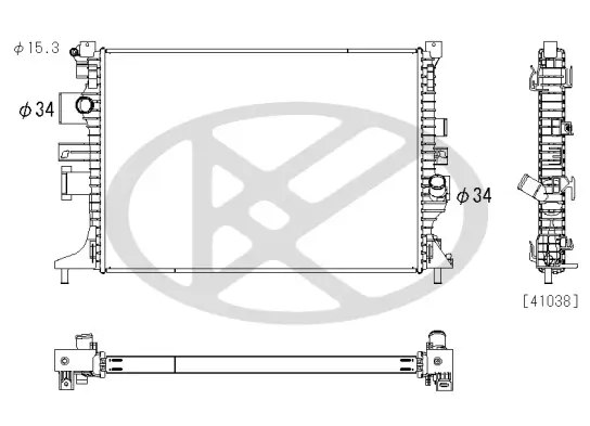 Kühler, Motorkühlung KOYORAD PL323359 Bild Kühler, Motorkühlung KOYORAD PL323359