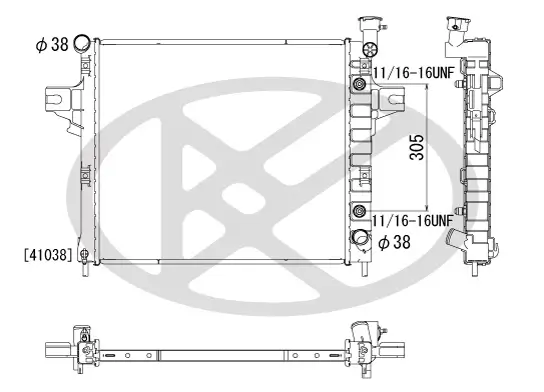 Kühler, Motorkühlung KOYORAD PL331591 Bild Kühler, Motorkühlung KOYORAD PL331591