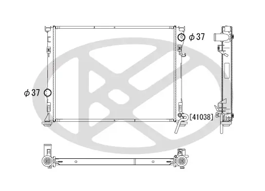 Kühler, Motorkühlung KOYORAD PL331812