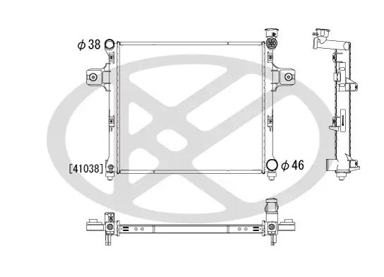 Kühler, Motorkühlung KOYORAD PL331904 Bild Kühler, Motorkühlung KOYORAD PL331904