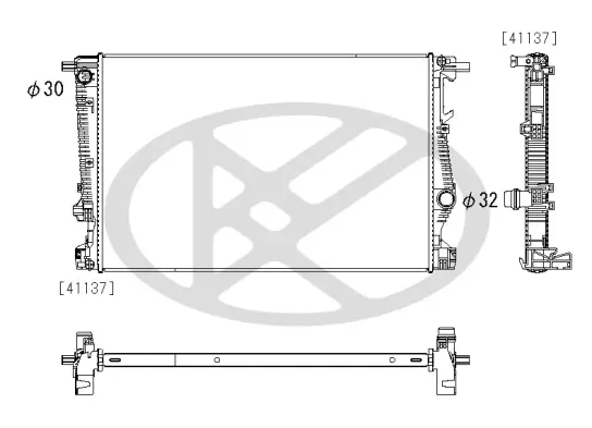 Kühler, Motorkühlung KOYORAD PL333103