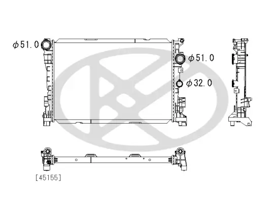 Kühler, Motorkühlung KOYORAD PL412947