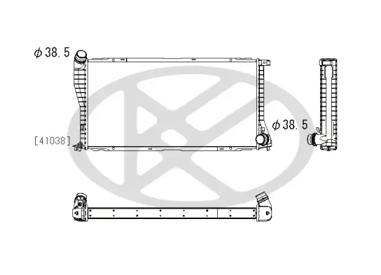 Kühler, Motorkühlung KOYORAD PL422370 Bild Kühler, Motorkühlung KOYORAD PL422370