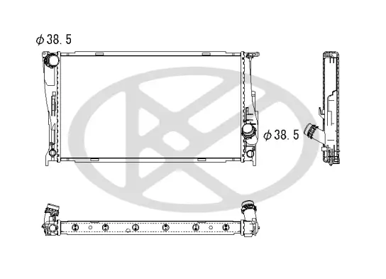 Kühler, Motorkühlung KOYORAD PL422924 Bild Kühler, Motorkühlung KOYORAD PL422924