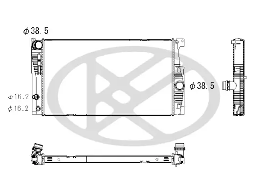 Kühler, Motorkühlung KOYORAD PL422956