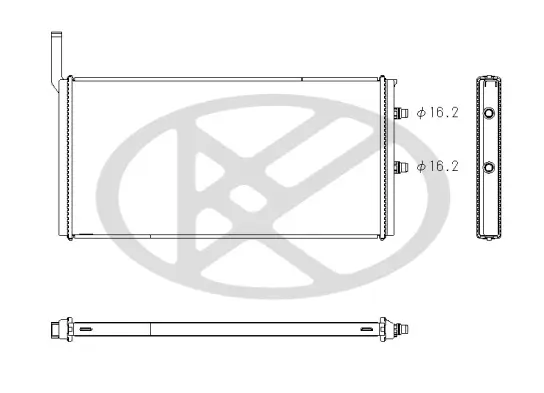 Kühler, Motorkühlung KOYORAD PL423050