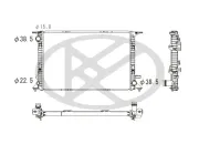 Kühler, Motorkühlung KOYORAD PL442802
