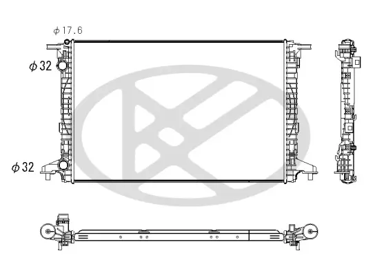 Kühler, Motorkühlung KOYORAD PL443539