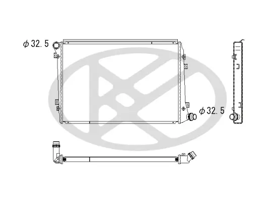 Kühler, Motorkühlung KOYORAD PL452447 Bild Kühler, Motorkühlung KOYORAD PL452447