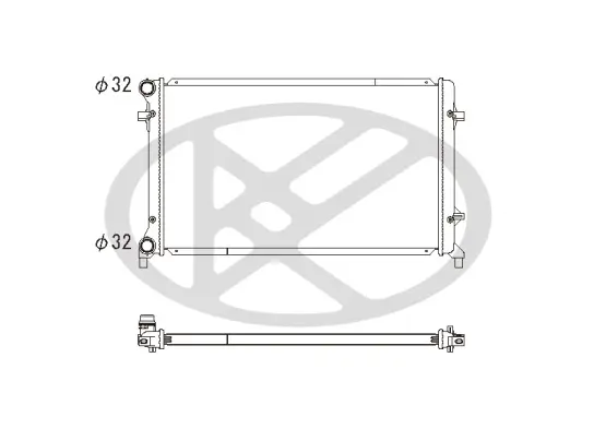 Kühler, Motorkühlung KOYORAD PL452657 Bild Kühler, Motorkühlung KOYORAD PL452657
