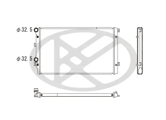 Kühler, Motorkühlung KOYORAD PL452662 Bild Kühler, Motorkühlung KOYORAD PL452662