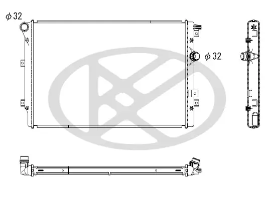 Kühler, Motorkühlung KOYORAD PL453007