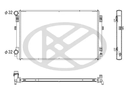 Kühler, Motorkühlung KOYORAD PL453116 Bild Kühler, Motorkühlung KOYORAD PL453116