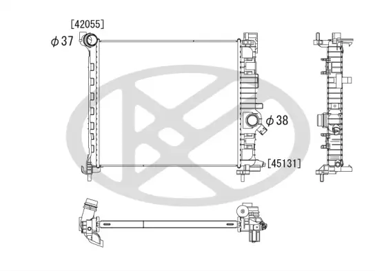 Kühler, Motorkühlung KOYORAD PL462794
