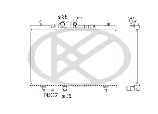 Kühler, Motorkühlung KOYORAD PL492799 Bild Kühler, Motorkühlung KOYORAD PL492799