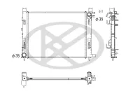 Kühler, Motorkühlung KOYORAD PL493524