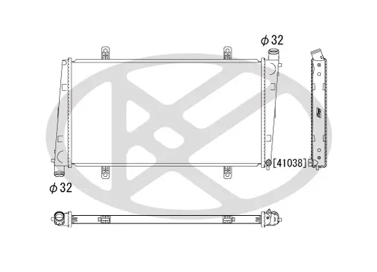 Kühler, Motorkühlung KOYORAD PL571189 Bild Kühler, Motorkühlung KOYORAD PL571189