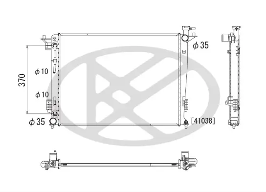 Kühler, Motorkühlung KOYORAD PL812502