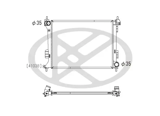 Kühler, Motorkühlung KOYORAD PL812575 Bild Kühler, Motorkühlung KOYORAD PL812575