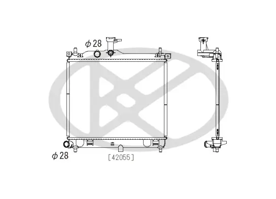 Kühler, Motorkühlung KOYORAD PL812595 Bild Kühler, Motorkühlung KOYORAD PL812595