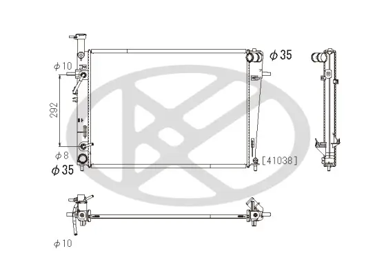 Kühler, Motorkühlung KOYORAD PL812655