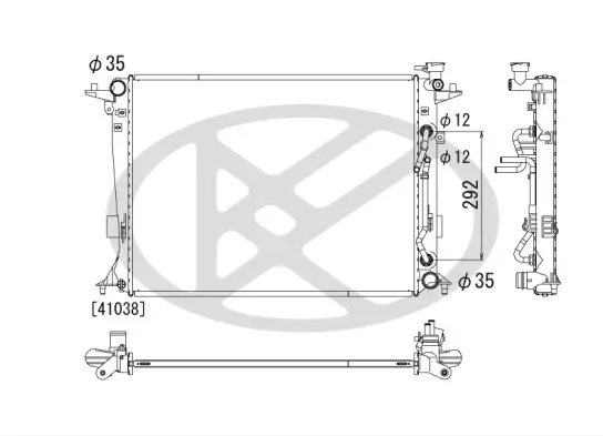 Kühler, Motorkühlung KOYORAD PL812884