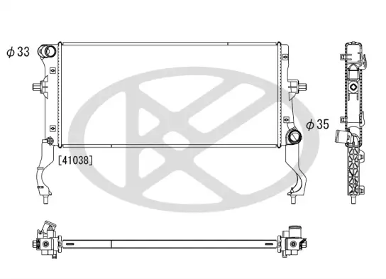Kühler, Motorkühlung KOYORAD PL813649