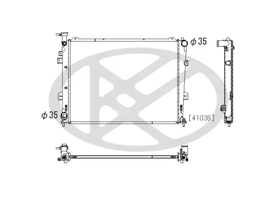 Kühler, Motorkühlung KOYORAD PL822457 Bild Kühler, Motorkühlung KOYORAD PL822457