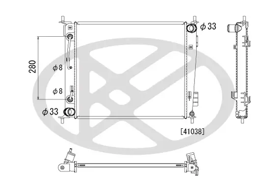 Kühler, Motorkühlung KOYORAD PL822504