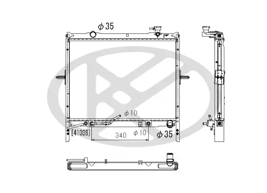 Kühler, Motorkühlung KOYORAD PL822593