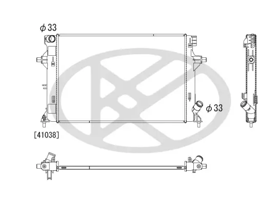Kühler, Motorkühlung KOYORAD PL823644 Bild Kühler, Motorkühlung KOYORAD PL823644