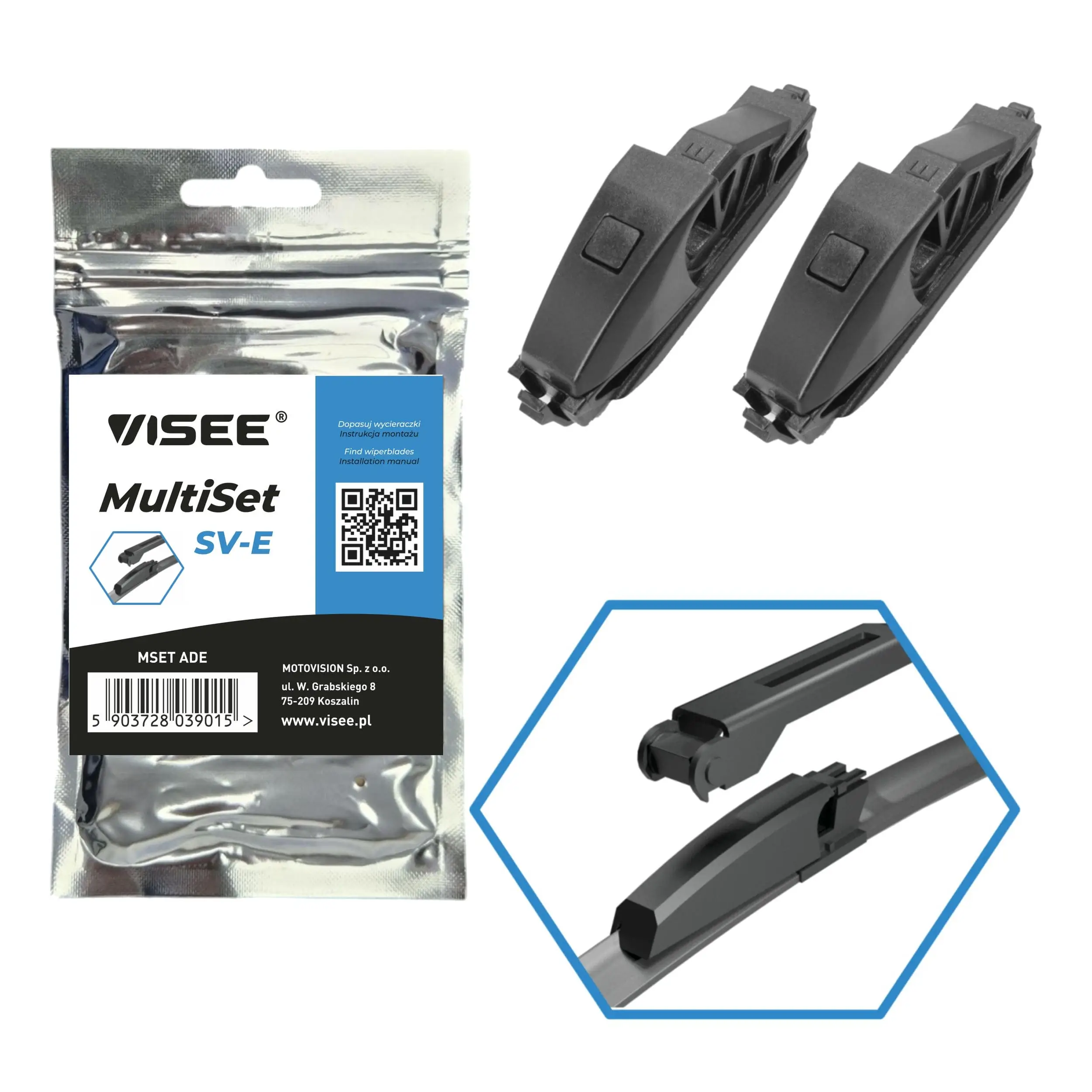 Adapter, Wischblatt VISEE MSET ADE