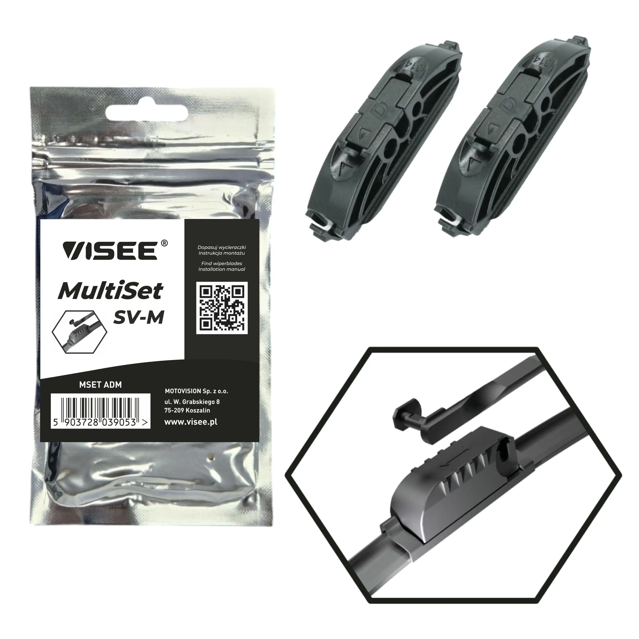Adapter, Wischblatt VISEE MSET ADM