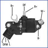 Generatorregler 14,5 V HÜCO 130591