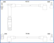 Zündleitungssatz HÜCO 134777