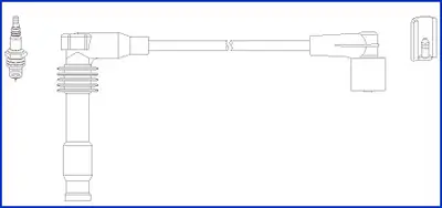 Zündleitungssatz HÜCO 134812 Bild Zündleitungssatz HÜCO 134812