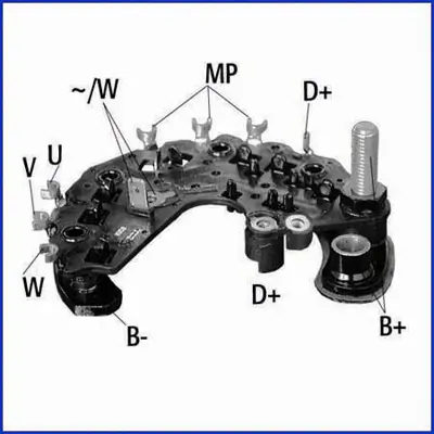 Gleichrichter, Generator HÜCO 139696 Bild Gleichrichter, Generator HÜCO 139696